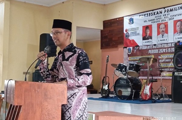 Terpilih Jadi Ketua RW 01, Mantan Lurah Cilangkap Nasir Sugiar: Saatnya Mengabdi di Bambu Apus 