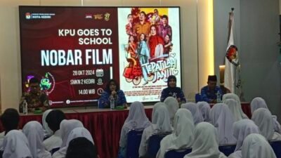 Sosialisasi Pilkada Serentak, KPU Kota Kediri Gelar Nobar Film 'Tepatilah Janji'