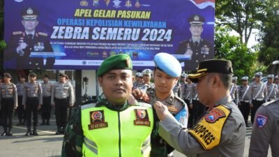 Pabung 0819 Ikuti Apel Gelar Pasukan Operasi Zebra Semeru 2024