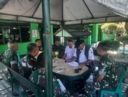 Renovasi Koramil, Danramil Kraksaan Terima Kunjungan Perkim