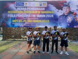 Dandim 0819/ Pasuruan Berikan Semangat Para Atlet Triathlon