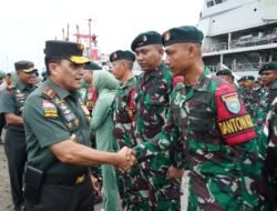 450 Prajurit TNI Batalyon 112/Darma Jaya Dikirim Jaga Perbatasan RI-PNG
