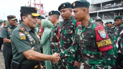 450 Prajurit TNI Batalyon 112/Darma Jaya Dikirim Jaga Perbatasan RI-PNG