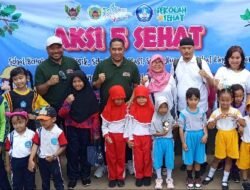 Terbaik se-Jawa Timur, Dinas Pendidikan Kota Kediri Gelar Aksi 5 Sehat