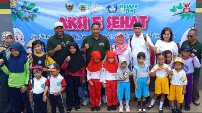 Terbaik se-Jawa Timur, Dinas Pendidikan Kota Kediri Gelar Aksi 5 Sehat 