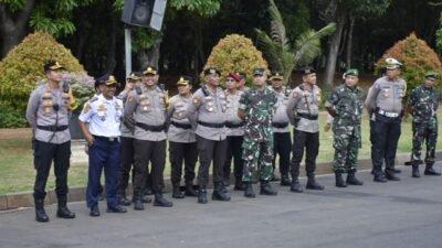 Kodim 0501/JP Ikuti Apel Pasukan Pengamaman Pilkada 2024