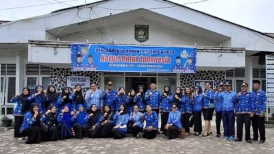 Camat Meranti Gelar Upacara Peringatan HUT KORPRI ke-53