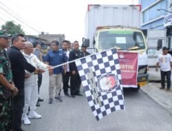 Bupati Asahan Lepas Distribusi Logistik Pilkada 2024