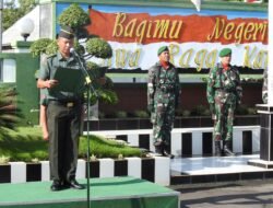 Kodim 0819/Pasuruan Gelar Upacara Bendera Merah Putih