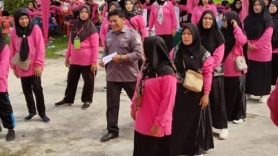 Camat Kota Kisaran Timur Tinjau Lomba Kader Posyandu dan PKK