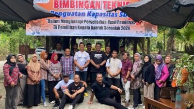 Antisipasi PHP Kada, Panwascam Mojoroto Kota Kediri Gelar Bimtek    