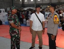 Kapolres Kediri Kota dan Dandim Cek Kesiapan Logistik Pilkada 2024 di Gudang KPU