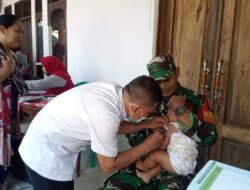 Koramil Banyuanyar Dampingi Posyandu di Wilayah Binaan