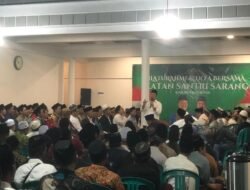300 Santri Sarang Demak, Siap Menangkan Paslon H. Edi – H. Eko
