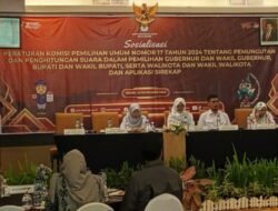 KPU Kota Kediri Gelar Sosialisasi PKPU 17/2024 dan Aplikasi Sirekap