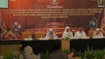 KPU Kota Kediri Gelar Sosialisasi PKPU 17/2024 dan Aplikasi Sirekap