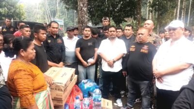 GRIB Jaya Sumut Salurkan Bantuan Untuk Korban Longsor di Sibolangit