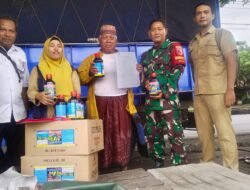 Babinsa 0819/10 Bangil Dampingi Pendistribusian Pestisida