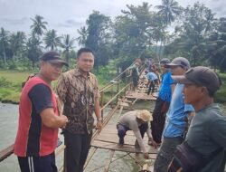 Kondisi Jembatan Benua Ratu, Kaur Bengkulu Memprihatinkan