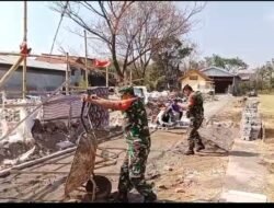 Babinsa Purwosari Ajak Warga Bangkitkan Semangat Gotong royong