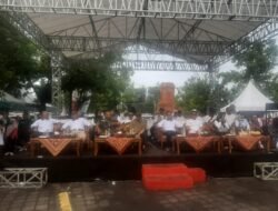 Koramil Kraksaan Kawal dan Amankan Kegiatan Peringatan Hari Kesehatan Nasional Ke 60