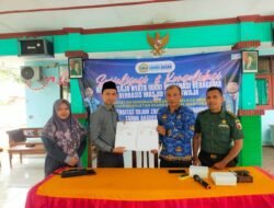 Koramil Pakuniran Kawal Kegiatan KKN Mahasiswa Universitas Zainul Hasan Genggong