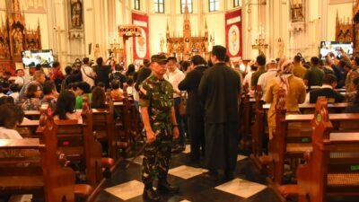 Pantau Malam Natal, Dandim 05/01 Jakarta Pusat dampingi Panglima TNI dan Kapolri