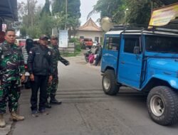 Koramil Sukapura Gelar PAM Nataru di Kawasan Wisata Gunung Bromo