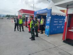 Babinsa Koramil 0819/21 Purwosari gelar PAM Nataru