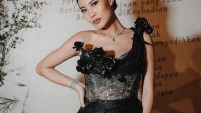 Momen Patricia Gouw Rayakan Natal Perdana Jadi Orangtua