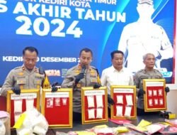 Polres Kediri Kota Berhasil Turunkan Angka Kriminalitas pada 2024
