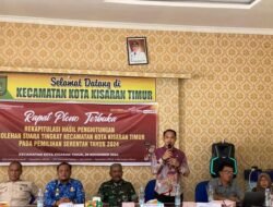 Camat Kisaran Timur Rapat Rekapitulasi Perhitungan Suara Pilkada