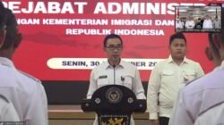 Sesditjenpas Lantik 127 Pejabat Administrasi di Lingkungan Kementerian Imipas