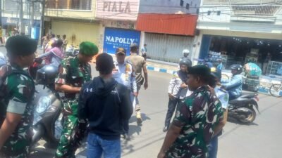 Ciptakan Rasa Aman, Koramil Gadingrejo gelar Patroli Gabungan