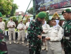 Dandim Pasuruan Cek HP Anggota, Pastikan tidak Terlibat Judi Online