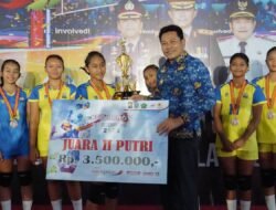 Plt Bupati Subandi Berharap Banyak Bibit Atlet Voli Berprestasi di Sidoarjo