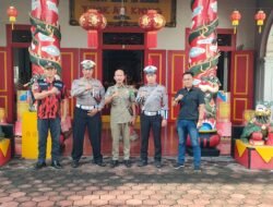 Imlek, Polres Pasuruan Lakukan Sterilisasi Tempat Ibadah