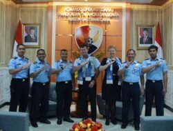 Danlanud Husein Sastranegara Terima Kunjungan Kehormatan Atase Angkatan Udara Australia