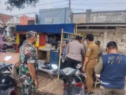 Koramil Maron-Pihak Terkait Tertibkan Pedagang di Area Graha Kedaton