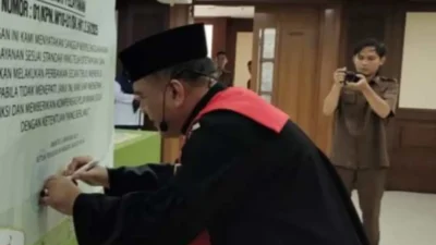 PN Jakarta Pusat Gelar Penandatangan Pakta Integritas