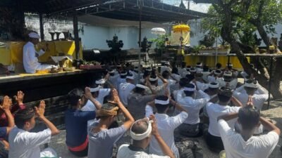 Lapas Kerobokan Gelar Persembahyangan Bersama di Hari Suci Purnama Sasih Kapitu
