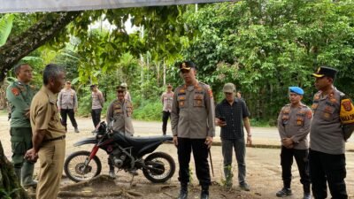 Kapolres Pesisir Barat Kunjungi Pos Satwa Liar