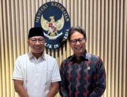 Menkes Temui Gubernur Terpilih Lampung Rahmat Mirzani Djausal