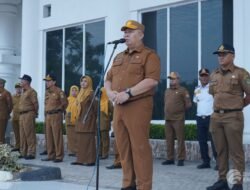 Sekretaris Daerah Kabupaten Asahan Pimpin Apel Gabungan