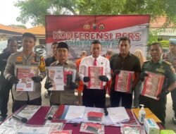 Polres Pasuruan Kota Amankan 4 Tersangka Penipuan