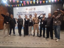 M. Roni Juara lomba Baca Puisi Wartawan HPN 2025 Kalsel