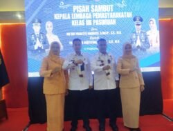 Pabung 0819/Pasuruan Hadiri Pisah Sambut Kalapas IIB Pasuruan