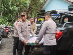 Polres Probolinggo beri Bantuan ke Warga Terdampak Bencana