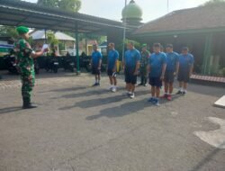 Jaga Stamina, Koramil 0819/20 Gempol Laksanakan Olahraga