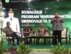Program Warung Rakyat, Targetkan Renovasi 800 Warung